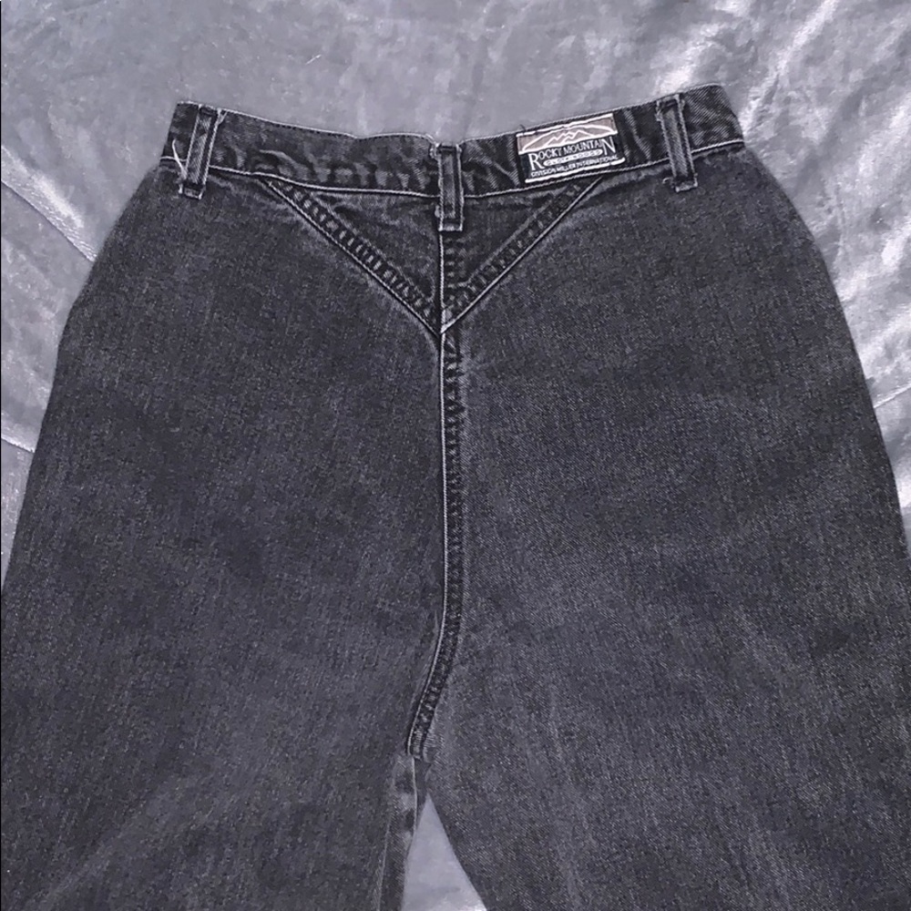 Black Rocky Mountain Mom Jeans